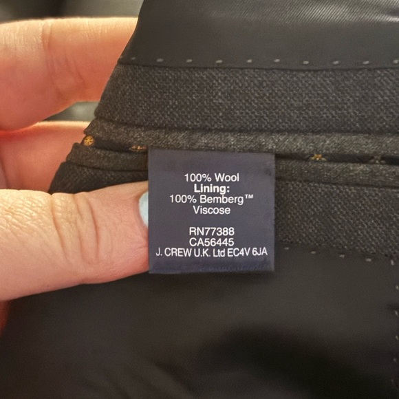 J. Crew Ludlow Slim-fit suit jacket with double vent in Italian worsted wool - Picture 10 of 10